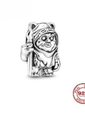 Pandora Sterling Silver 925 Star Wars Ewok Bracelet Charm